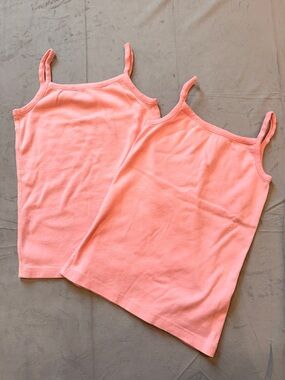 Hanna Andersson 2pcs Pink Organic Cotton Camisoles Size 120/130 cm